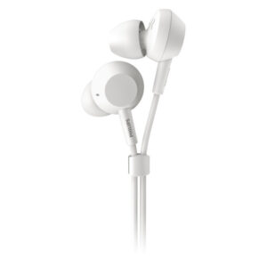 Philips Wired In-Ear Earphones With Bass -White-TAE4105WT/00…