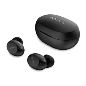 Philips True Wireless In Ear Gel Earbuds Black Touch-TAT1235BK/98…