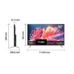 CHiQ 50" 4K UHD Smart Google TV- U50QM10 - Image 2