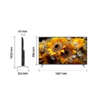 Chiq 75" 4K UHD Smart Google TV- U75QM10