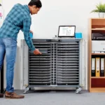 Lapcabby UniCabby 32 Horizontal Mobile AC Charging Trolley-UNICAB32HAUS