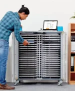 Lapcabby UniCabby 40 Horizontal Mobile AC Charging Trolley-UNICAB40HBLAUS