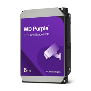 Western digital WD Purple 6TB 5400RPM 256MB 3.5″ Surveillance …