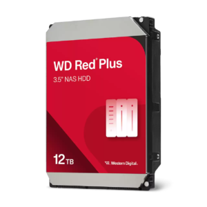 Western Digital 12TB Red Plus 7200RPM 3.5″ SATA NAS Hard Drive…