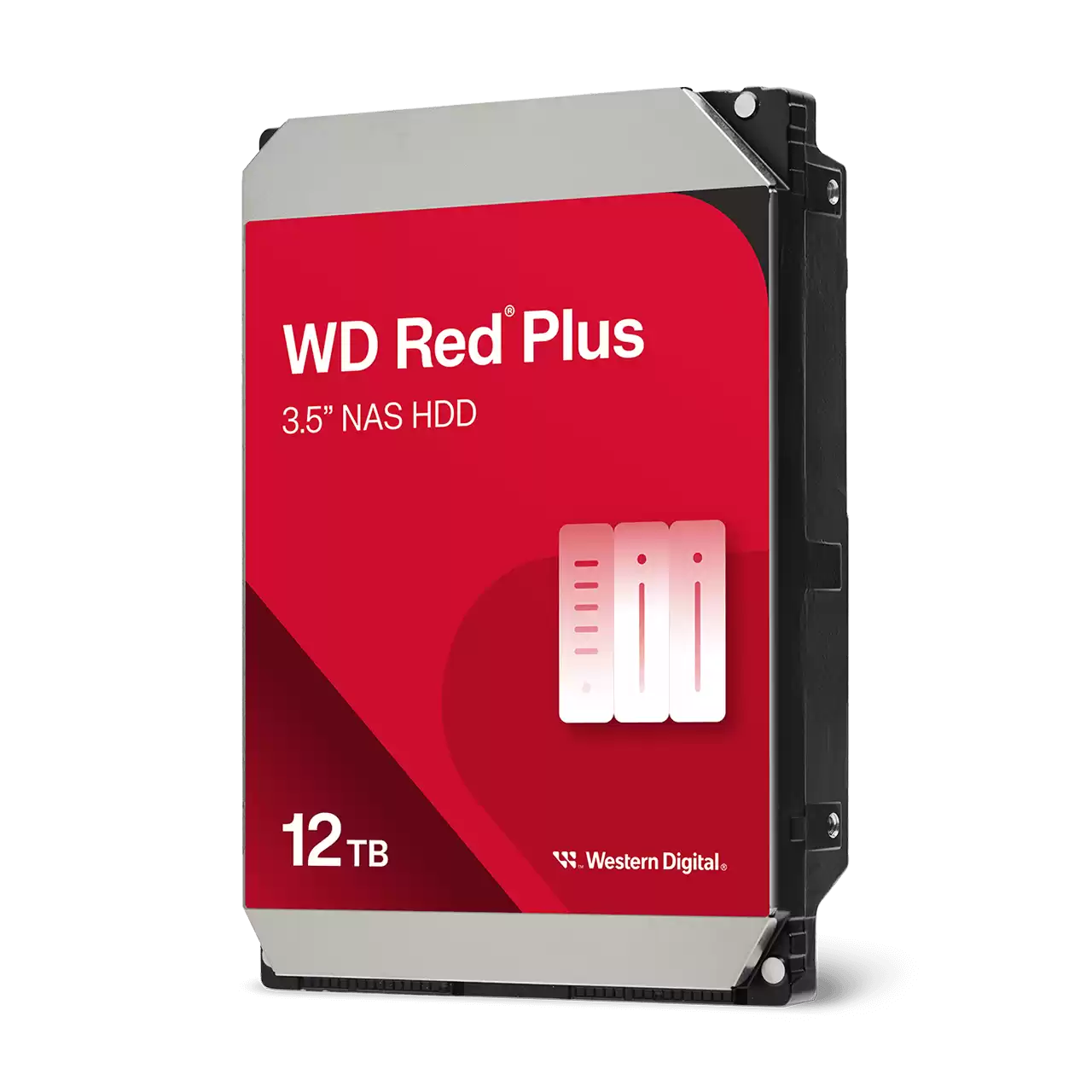 Western Digital 12TB Red Plus 7200RPM 3.5″ SATA NAS Hard Drive…